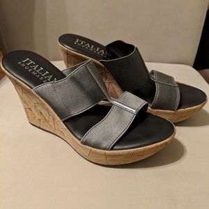 Italian Shoemakers Wedge Sandals